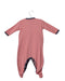 A Red Long Sleeve Jumpsuits from Petit Bateau in size 3-6M for neutral. (Back View)