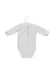 A White Long Sleeve Bodysuits from Jacadi in size 0-3M for neutral. (Back View)
