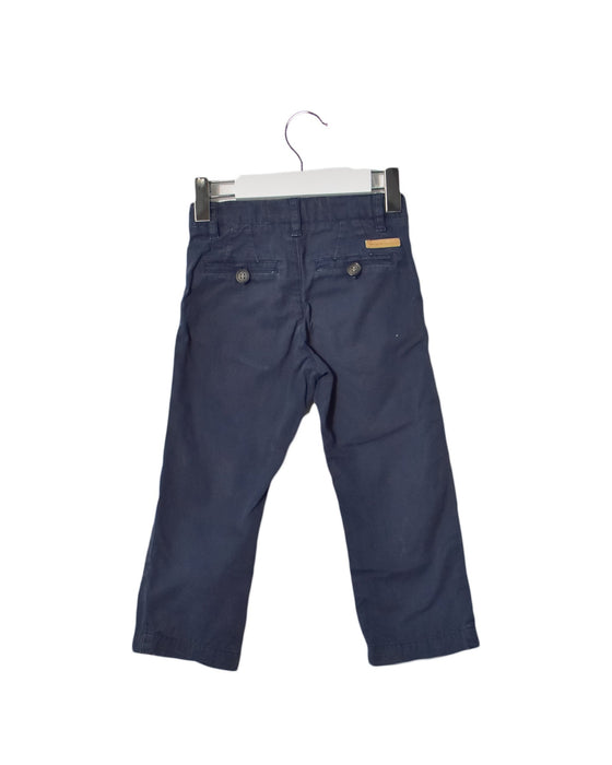A Navy Casual Pants from Tartine et Chocolat in size 2T for boy. (Front View)