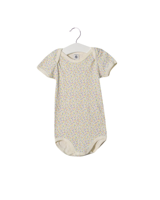 A Multicolour Short Sleeve Bodysuits from Petit Bateau in size 3T for girl. (Front View)