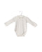 A White Long Sleeve Bodysuits from Jacadi in size 3-6M for girl. (Back View)