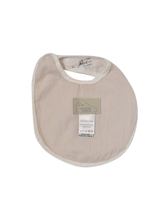 A White Bibs from CamCam in size O/S for neutral. (Front View)