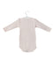 A Pink Long Sleeve Bodysuits from Petit Bateau in size 3-6M for girl. (Back View)