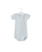 A Blue Short Sleeve Bodysuits from Petit Bateau in size 3-6M for girl. (Front View)
