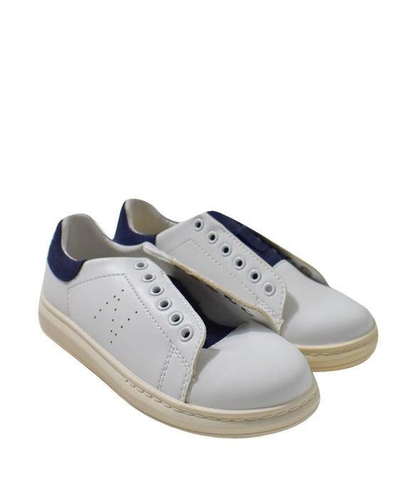 A White Sneakers from Nik & Nik in size 5T for boy. (Back View)