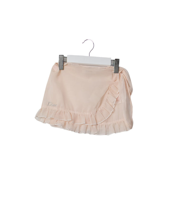 A Beige Short Skirts from Dior Kids in size 2T for girl. (Front View)