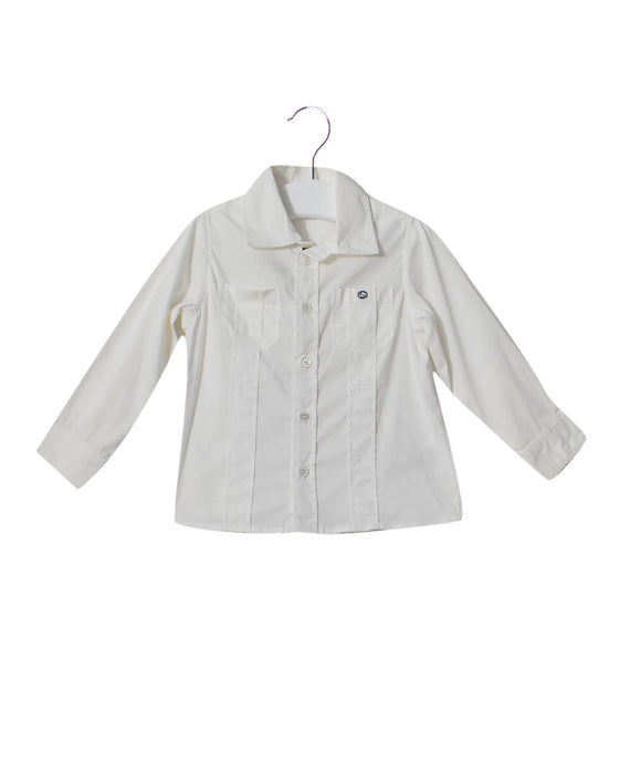 A White Shirts from Gucci in size 12-18M for boy. (Front View)