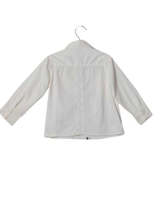 A White Shirts from Gucci in size 12-18M for boy. (Back View)