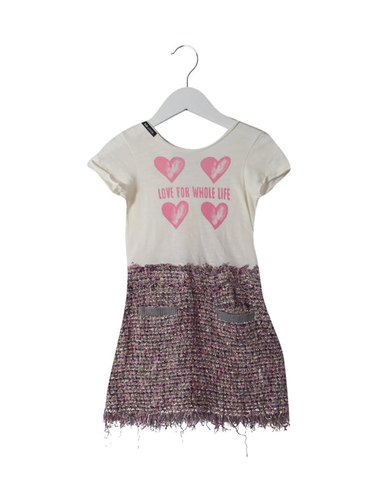 A White Short Sleeve Dresses from Dolce & Gabbana in size 18-24M for girl. (Front View)