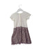 A White Short Sleeve Dresses from Dolce & Gabbana in size 18-24M for girl. (Back View)
