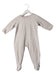 A Pink Long Sleeve Jumpsuits from Petit Bateau in size 12-18M for girl. (Front View)