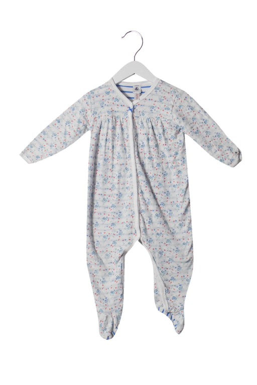 A White Long Sleeve Jumpsuits from Petit Bateau in size 18-24M for girl. (Front View)