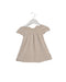 A Beige Short Sleeve Dresses from Bout'Chou in size 3-6M for girl. (Front View)