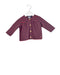 A Red Cardigans from Petit Bateau in size 6-12M for neutral. (Front View)
