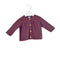 A Red Cardigans from Petit Bateau in size 6-12M for neutral. (Back View)