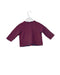 A Red Cardigans from Petit Bateau in size 6-12M for neutral. (Back View)