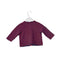 A Red Cardigans from Petit Bateau in size 6-12M for neutral. (Front View)