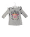 A Grey Long Sleeve Tops from Juicy Couture in size 3T for girl. (Front View)