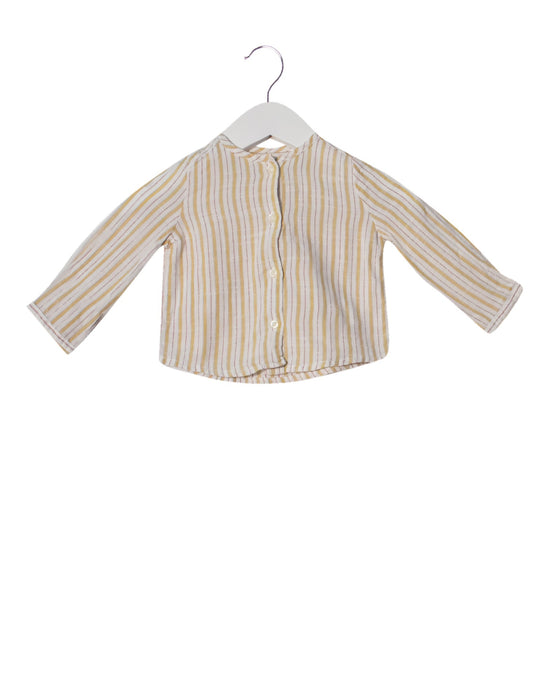 A White Shirts from Gocco in size 3-6M for boy. (Front View)