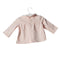 A Pink Long Sleeve Tops from Natalys in size 0-3M for girl. (Back View)