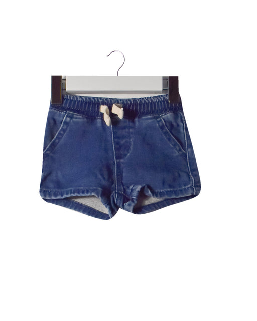 A Blue Shorts from Seed in size 3-6M for girl. (Front View)