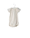 A White Short Sleeve Bodysuits from Petit Bateau in size 3-6M for girl. (Front View)