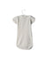 A White Short Sleeve Bodysuits from Petit Bateau in size 3-6M for girl. (Back View)