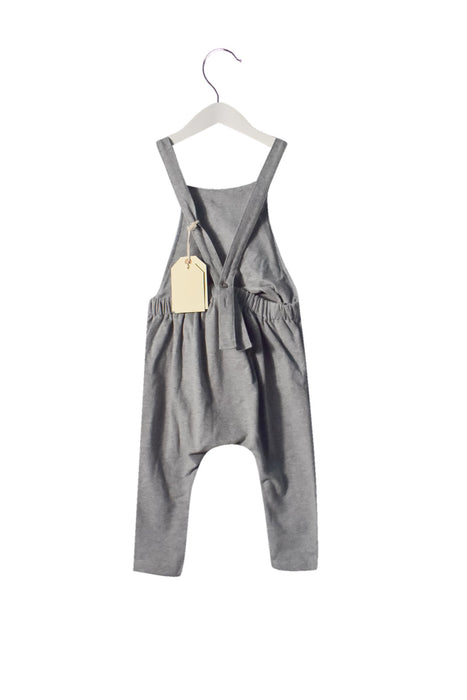 A Grey Long Overalls from Gray Label in size 18-24M for girl. (Back View)