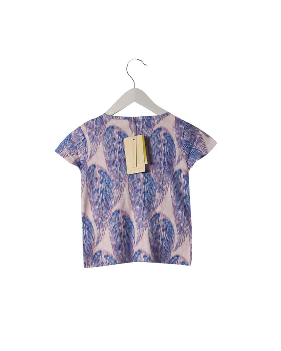 A Pink Short Sleeve T Shirts from Hunter + Boo in size 0-3M for neutral. (Back View)