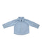 A Blue Shirts from Hunter + Boo in size 6-12M for boy. (Front View)
