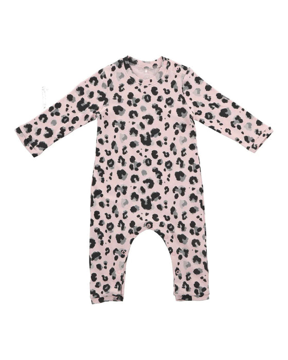 A Pink Pyjama Sets from Hunter + Boo in size 0-3M for girl. (Front View)
