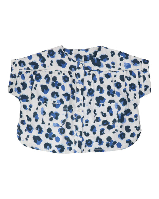 A White Short Sleeve Tops from Hunter + Boo in size 6-12M for girl. (Front View)