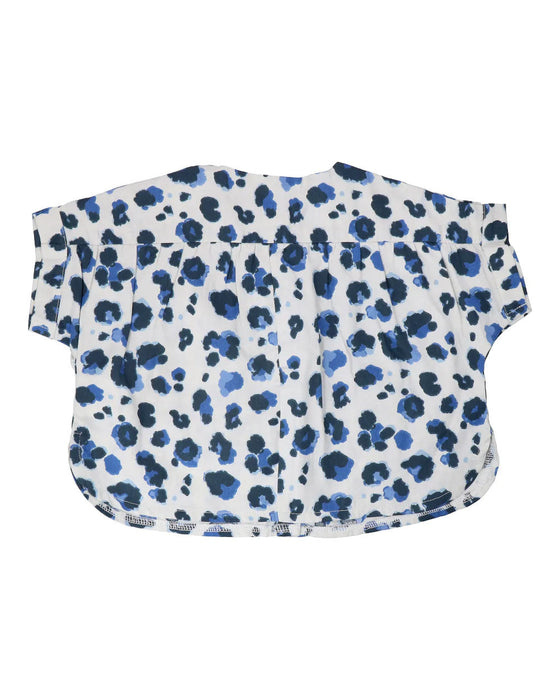 A White Short Sleeve Tops from Hunter + Boo in size 6-12M for girl. (Back View)