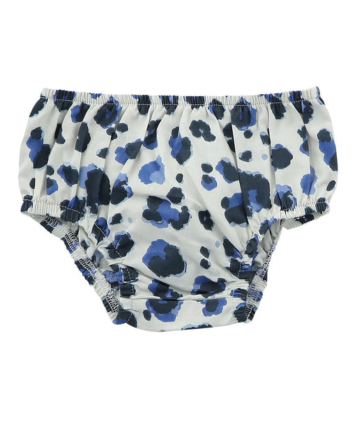 A White Bloomers from Hunter + Boo in size 0-3M for girl. (Front View)