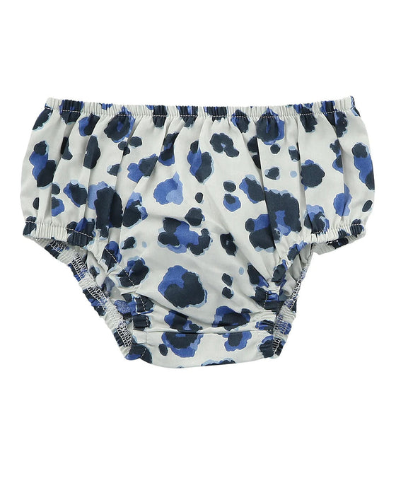 A White Bloomers from Hunter + Boo in size 0-3M for girl. (Front View)