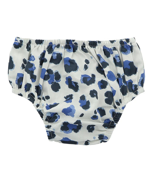 A White Bloomers from Hunter + Boo in size 0-3M for girl. (Front View)
