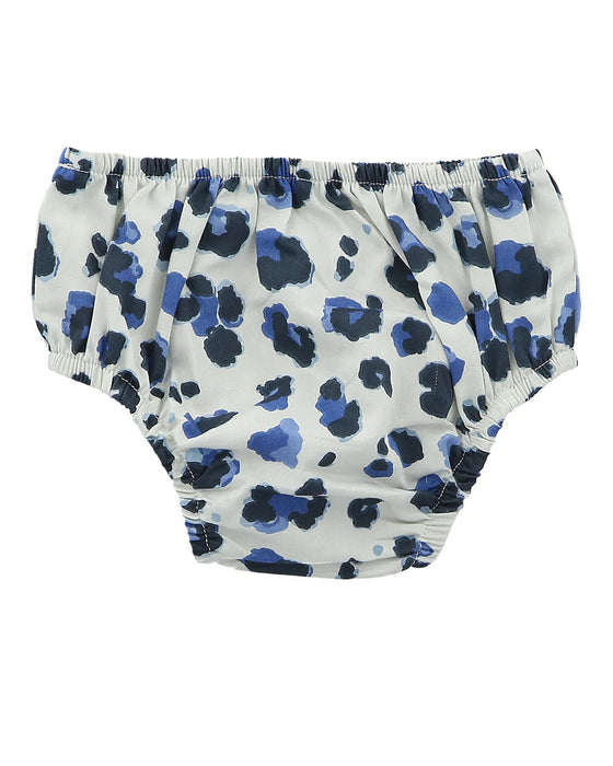 A White Bloomers from Hunter + Boo in size 0-3M for girl. (Back View)