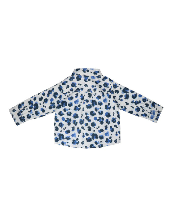 A White Shirts from Hunter + Boo in size 6-12M for boy. (Back View)