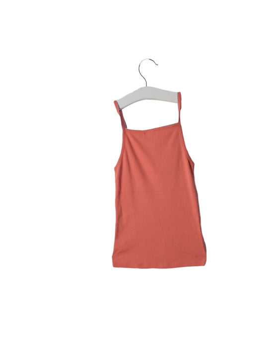 A Pink Sleeveless Tops from Bonpoint in size 3T for girl. (Front View)