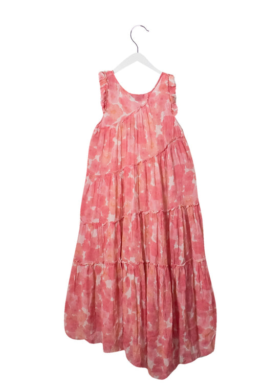 A Pink Sleeveless Dresses from Hatch in size XS for maternity. (Front View)