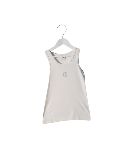 A White Sleeveless Tops from Petit Bateau in size 8Y for neutral. (Front View)