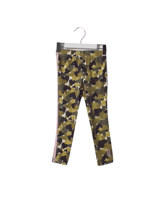 A Beige Leggings from Juicy Couture in size 4T for girl. (Front View)