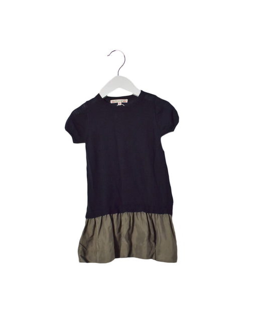 A Black Short Sleeve Dresses from Bonpoint in size 3T for girl. (Front View)