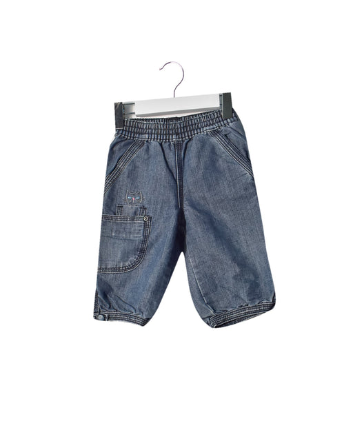 A Blue Jeans from DPAM in size 3-6M for girl. (Front View)