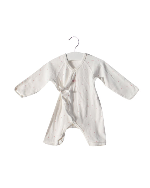 A White Long Sleeve Jumpsuits from Tartine et Chocolat in size Newborn for neutral. (Front View)