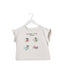 A White Short Sleeve Tops from Orchestra in size 8Y for girl. (Front View)