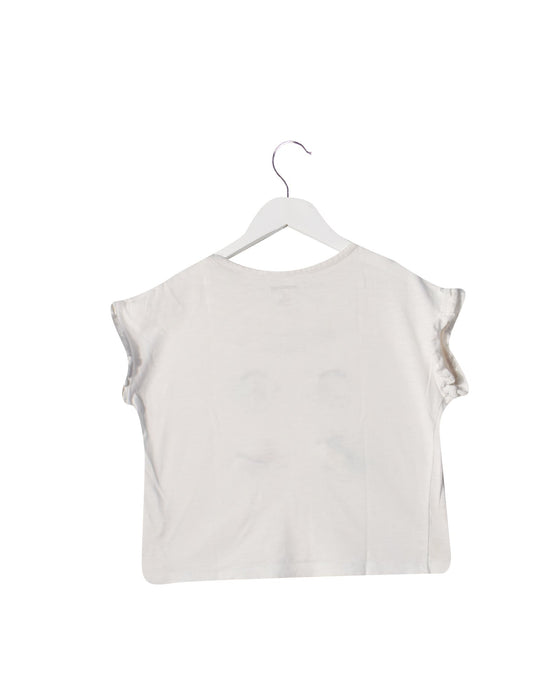 A White Short Sleeve Tops from Orchestra in size 8Y for girl. (Back View)