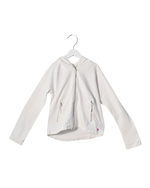 A White Hoodie from Coccodrillo in size 12Y for girl. (Front View)