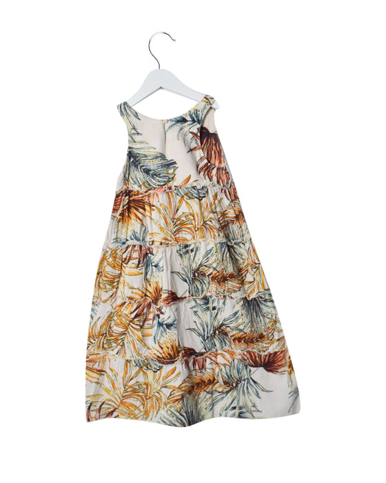 A Multicolour Sleeveless Dresses from Children of the Tribe in size 2T for girl. (Back View)