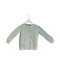 A Green Buttoned Sweatshirts from Bonpoint in size 4T for boy. (Front View)